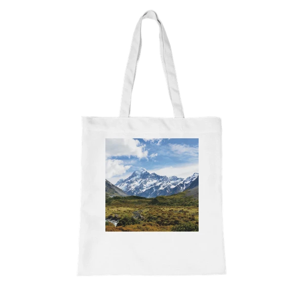 Organic Long Handles Tote Bag