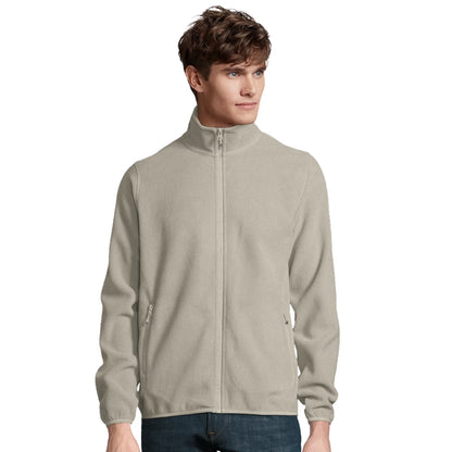 Men's Microfleece Zip Jacket With 100% recycled polyester