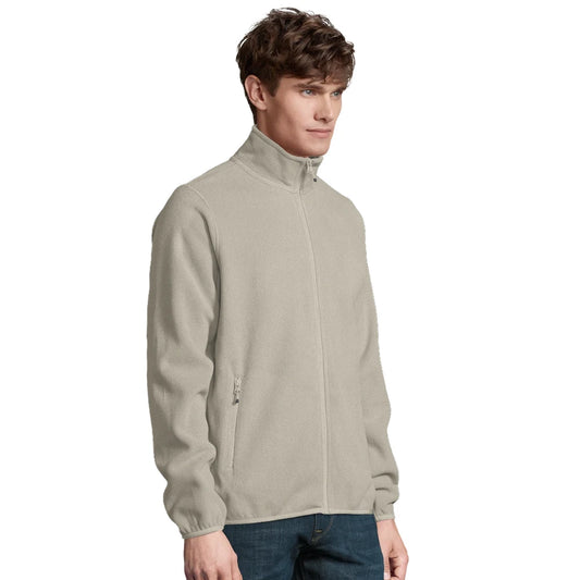 Men's Microfleece Zip Jacket With 100% recycled polyester